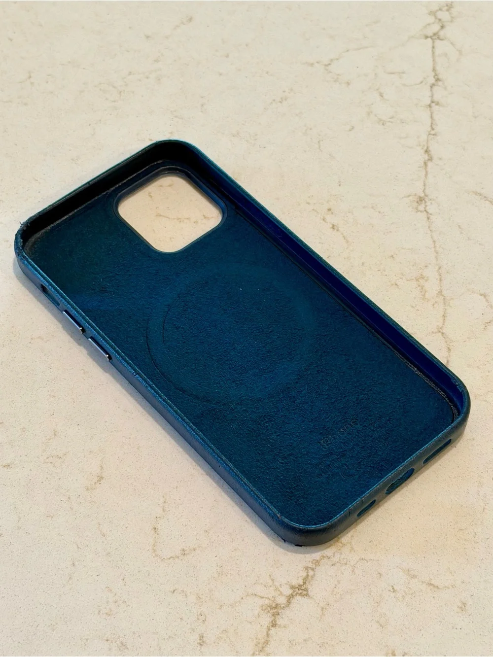 iPhone 12 Pro Case Navy Blue MagSafe Compatible Phone Case